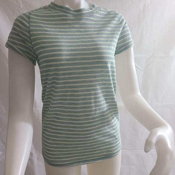Free People night sky stripe tee sage combo - Picture 4 of 7